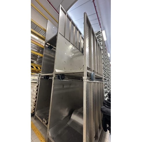 416 STAINLESS STEEL TROLLIES FOR FABRICS